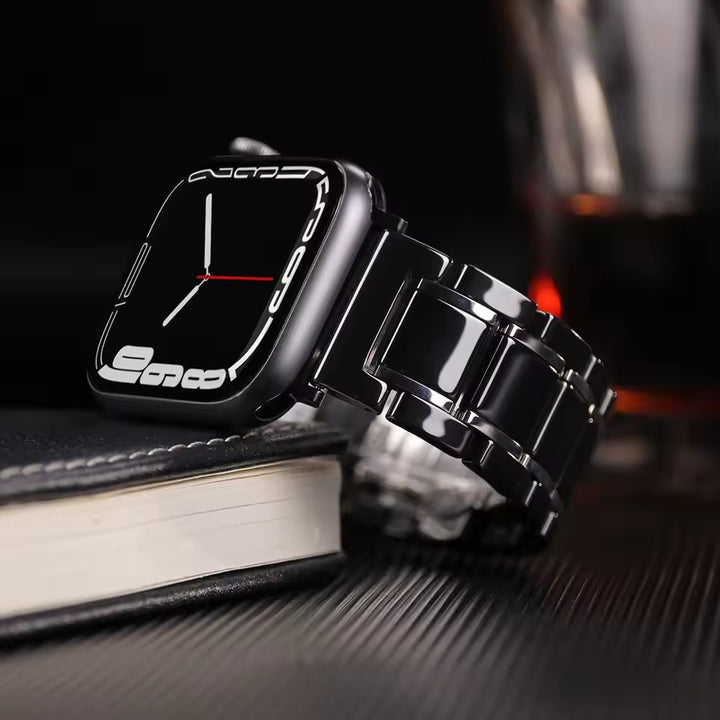 Gliederarmband "Two Lines" aus Keramik Meinesmartwatchwelt.de